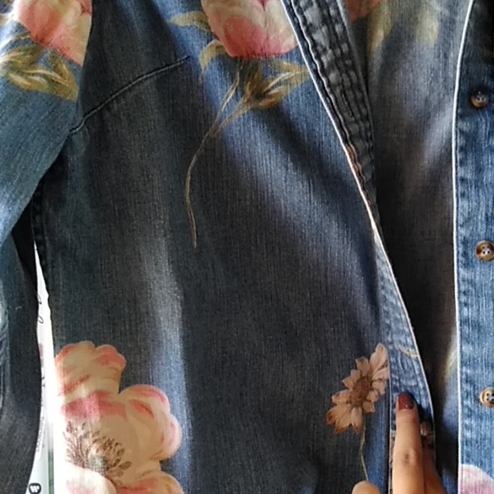 Wildflower Jean Jacket - Picture 4 of 5